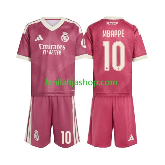 Real Madrid Pelipaidat Mbappé Kylian 10 Kolmaspelipaita 2026-2027 Lyhythihainen ,Lapset