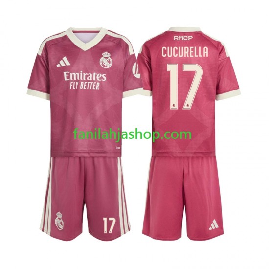 Real Madrid Pelipaidat Marc Cucurella 17 Kolmaspelipaita 2026-2027 Lyhythihainen ,Lapset