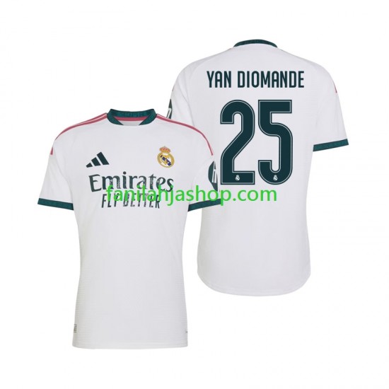 Real Madrid Pelipaidat Yan Diomande 25 Kotipelipaita 2026-2027 Lyhythihainen ,Miehet