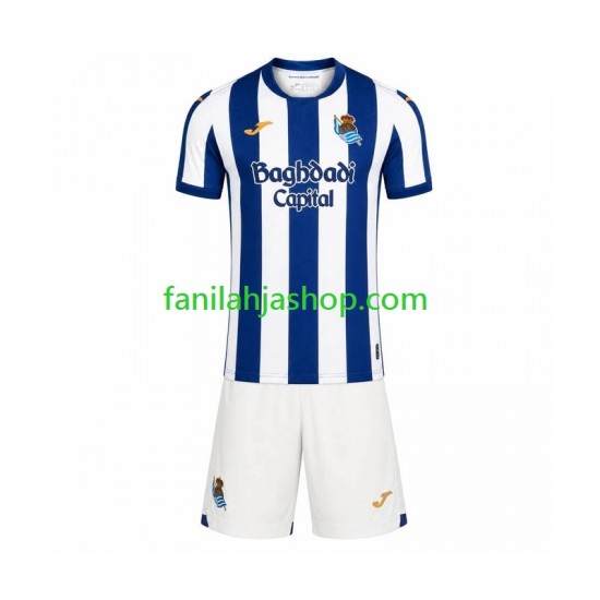 Real Sociedad Pelipaidat Kotipelipaita 2026-2027 Lyhythihainen ,Lapset