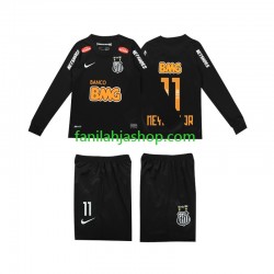 Pelipaidat Santos NEYMAR JR 11 Classic 2012 2013 Retro Vieraspelipaita Pitkähihainen ,Lapset