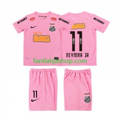 Pelipaidat Santos Neymar JR 11 2012 2013 Retro Neljäspelipaita Lyhythihainen ,Lapset