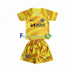 Chelsea Pelipaidat Maalivahdin Kotipelipaita 2023-2024 Lyhythihainen ,Lapset