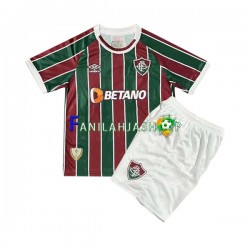 Fluminense Pelipaidat Kotipelipaita 2023-2024 Lyhythihainen ,Lapset