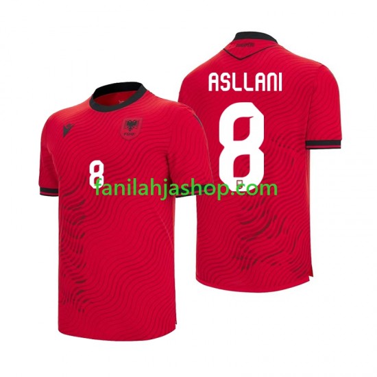 Albania Pelipaidat Kristjan Asllani 8 World Cup Kotipelipaita 2026 Lyhythihainen ,Miehet