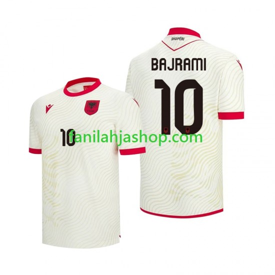 Albania Pelipaidat Nedim Bajrami 10 World Cup Vieraspelipaita 2026 Lyhythihainen ,Miehet