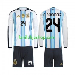 Argentiina Pelipaidat Enzo Fernandez 24 World Cup Kotipelipaita 2026 Pitkähihainen ,Lapset Argentiina Pelipaidat Enzo Fernandez 24 World Cup Kotipelipaita 2026 Pitkähihainen ,Lapset