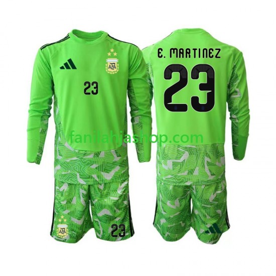 Argentiina Pelipaidat Emiliano Martinez 23 World Cup Maalivahdin Kolmaspelipaita 2026 Pitkähihainen ,Lapset