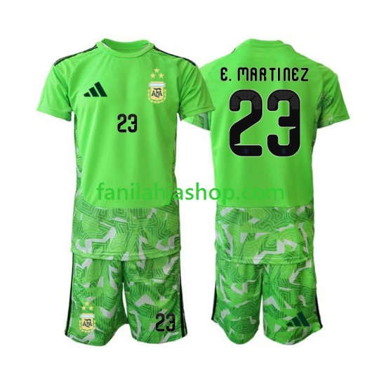 Argentiina Pelipaidat Emiliano Martinez 23 World Cup Maalivahdin Kolmaspelipaita 2026 Lyhythihainen ,Lapset