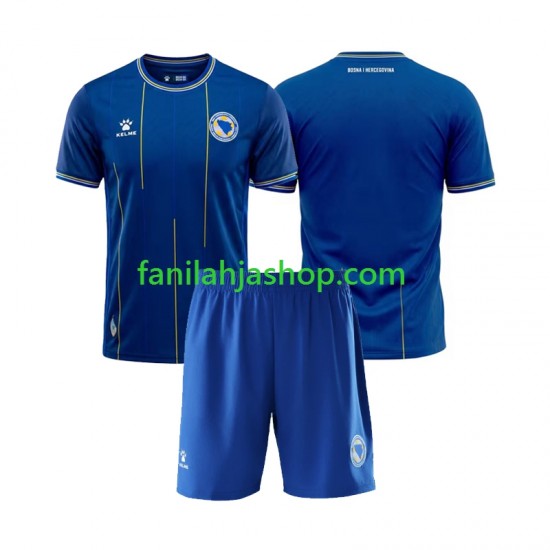 Bosnia ja Hertsegovina Pelipaidat World Cup Kotipelipaita 2026 Lyhythihainen ,Lapset