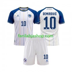 Bosnia ja Hertsegovina Pelipaidat Ermedin Demirovic 10 World Cup Vieraspelipaita 2026 Lyhythihainen ,Lapset