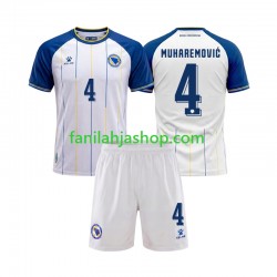 Bosnia ja Hertsegovina Pelipaidat Tarik Muharemovic 4 World Cup Vieraspelipaita 2026 Lyhythihainen ,Lapset