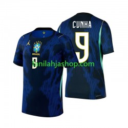 Brasilia Pelipaidat Matheus Cunha 9 World Cup Vieraspelipaita 2026 Lyhythihainen ,Miehet