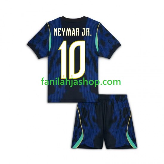 Brasilia Pelipaidat Neymar JR 10 World Cup Vieraspelipaita 2026 Lyhythihainen ,Lapset