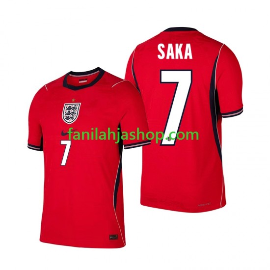 Englanti Pelipaidat Bukayo Saka 7 World Cup Vieraspelipaita 2026 Lyhythihainen ,Miehet
