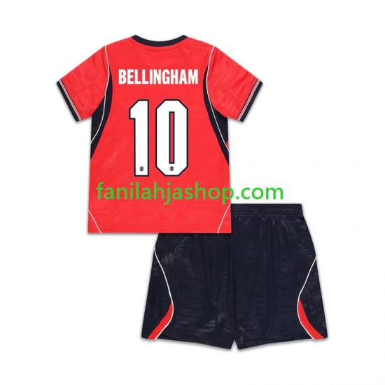 Englanti Pelipaidat Jude Bellingham 10 World Cup Vieraspelipaita 2026 Lyhythihainen ,Lapset