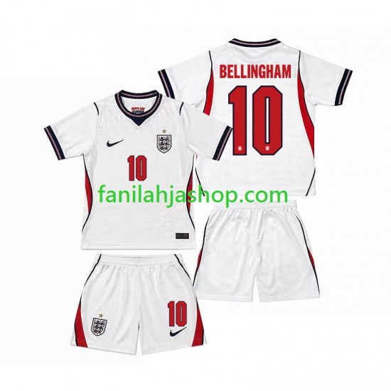Englanti Pelipaidat Jude Bellingham 10 World Cup Kotipelipaita 2026 Lyhythihainen ,Lapset