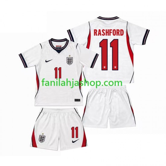 Englanti Pelipaidat Marcus Rashford 11 World Cup Kotipelipaita 2026 Lyhythihainen ,Lapset