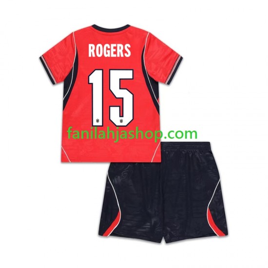Englanti Pelipaidat Morgan Rogers 15 World Cup Vieraspelipaita 2026 Lyhythihainen ,Lapset