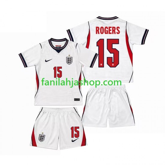 Englanti Pelipaidat Morgan Rogers 15 World Cup Kotipelipaita 2026 Lyhythihainen ,Lapset