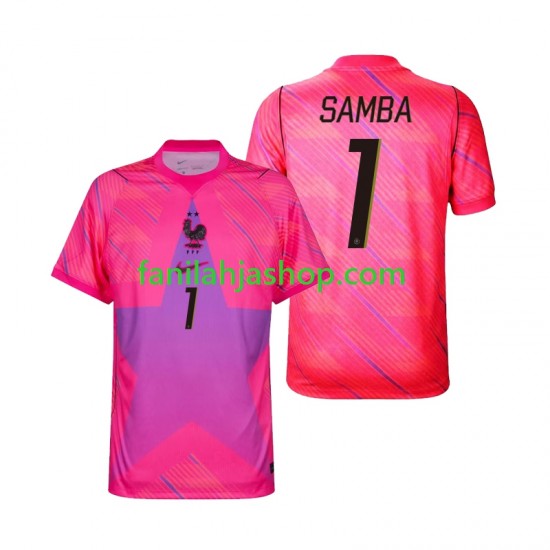 Ranska Pelipaidat Brice Samba 1 World Cup Maalivahdin Vieraspelipaita 2026 Lyhythihainen ,Miehet