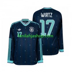 Saksa Pelipaidat Florian Wirtz 17 World Cup Vieraspelipaita 2026 Pitkähihainen ,Miehet Saksa Pelipaidat Florian Wirtz 17 World Cup Vieraspelipaita 2026 Pitkähihainen ,Miehet