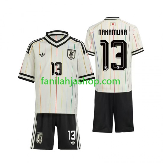 Japani Pelipaidat Keito Nakamura 13 World Cup Vieraspelipaita 2026 Lyhythihainen ,Lapset