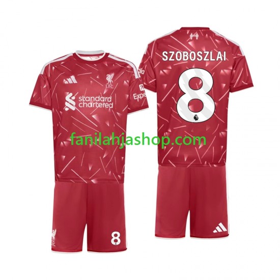 Liverpool Pelipaidat Dominik Szoboszlai 8 Kotipelipaita 2026-2027 Lyhythihainen ,Lapset