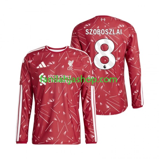Liverpool Pelipaidat Dominik Szoboszlai 8 Kotipelipaita 2026-2027 Pitkähihainen ,Miehet