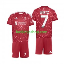 Liverpool Pelipaidat Florian Wirtz 7 Kotipelipaita 2026-2027 Lyhythihainen ,Lapset