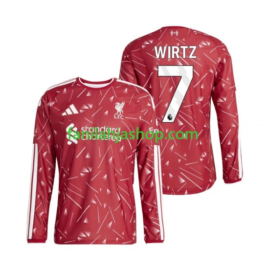 Liverpool Pelipaidat Florian Wirtz 7 Kotipelipaita 2026-2027 Pitkähihainen ,Miehet