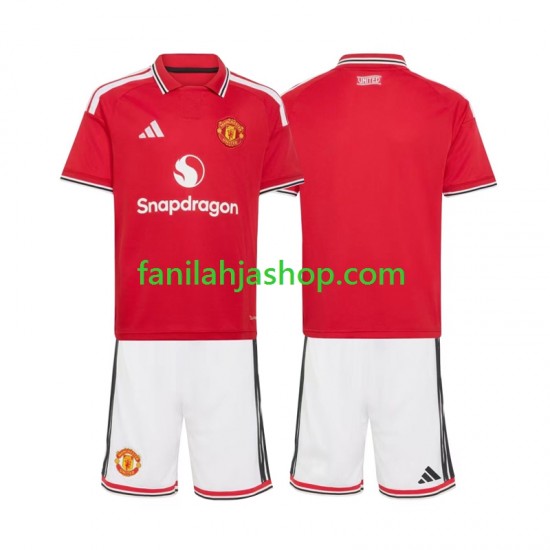 Manchester United Pelipaidat Kotipelipaita 2026-2027 Lyhythihainen ,Lapset