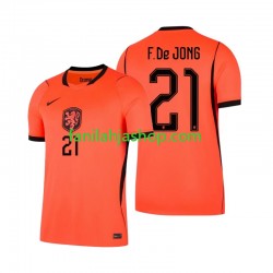 Alankomaat Pelipaidat Frenkie de Jong 21 World Cup Kotipelipaita 2026 Lyhythihainen ,Miehet