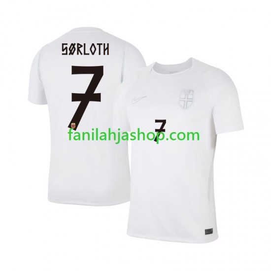 Norja Pelipaidat Alexander Sorloth 7 World Cup Kolmaspelipaita 2026 Lyhythihainen ,Miehet