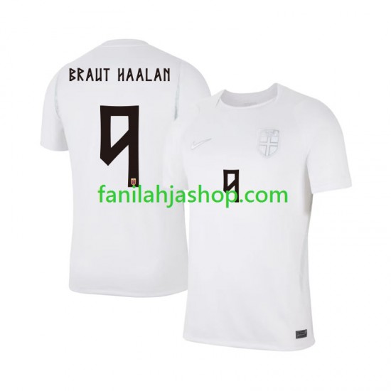 Norja Pelipaidat Braut Haaland 9 World Cup Kolmaspelipaita 2026 Lyhythihainen ,Miehet