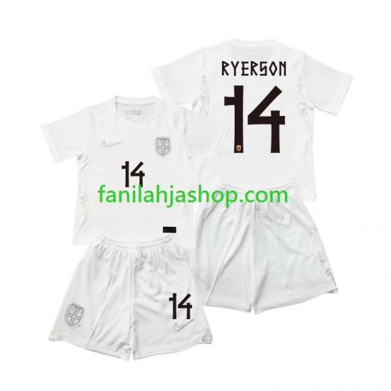 Norja Pelipaidat Julian Ryerson 14 World Cup Kolmaspelipaita 2026 Lyhythihainen ,Lapset