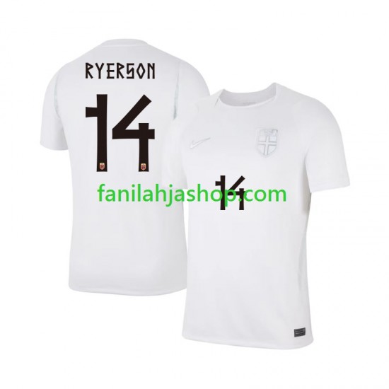Norja Pelipaidat Julian Ryerson 14 World Cup Kolmaspelipaita 2026 Lyhythihainen ,Miehet