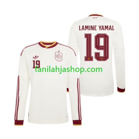 Espanja Pelipaidat Lamine Yamal 19 World Cup Vieraspelipaita 2026 Pitkähihainen ,Miehet