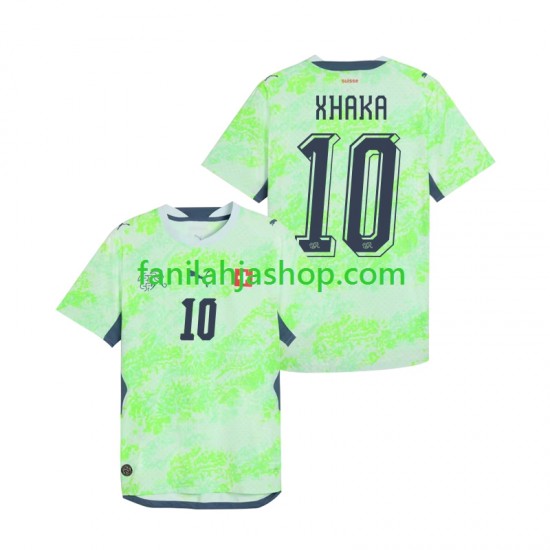 Sveitsi Pelipaidat Granit Xhaka 10 World Cup Vieraspelipaita 2026 Lyhythihainen ,Miehet