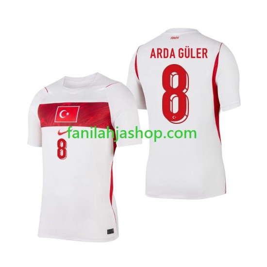Turkki Pelipaidat Arda Guler 8 World Cup Vieraspelipaita 2026 Lyhythihainen ,Miehet
