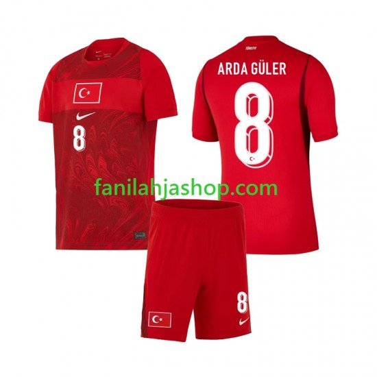 Turkki Pelipaidat Arda Guler 8 World Cup Kotipelipaita 2026 Lyhythihainen ,Lapset