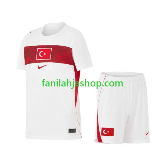 Turkki Pelipaidat World Cup Vieraspelipaita 2026 Lyhythihainen ,Lapset