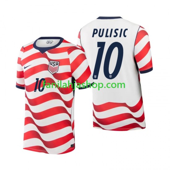 Yhdysvallat Pelipaidat Christian Pulisic 10 World Cup Kotipelipaita 2026 Lyhythihainen ,Miehet