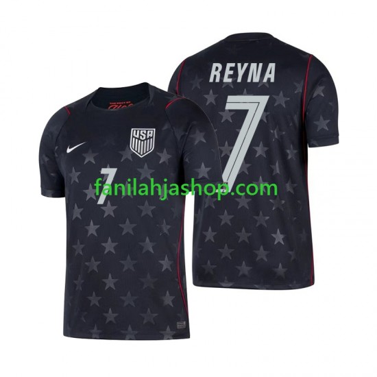 Yhdysvallat Pelipaidat Giovanni Reyna 7 World Cup Vieraspelipaita 2026 Lyhythihainen ,Miehet