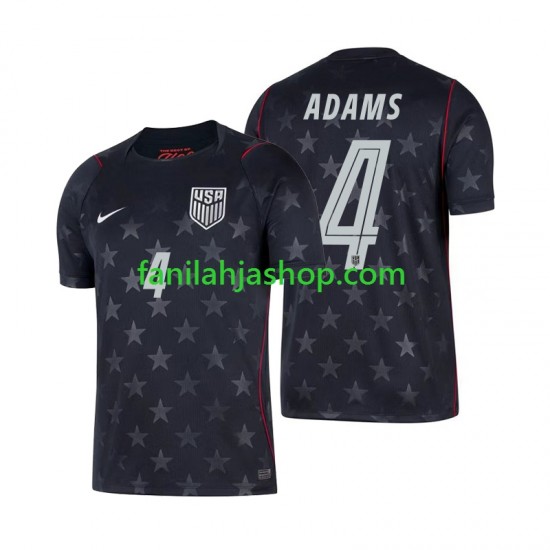 Yhdysvallat Pelipaidat Tyler Adams 4 World Cup Vieraspelipaita 2026 Lyhythihainen ,Miehet