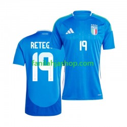 Italia Pelipaidat Mateo Retegui 19 Kotipelipaita 2024 Lyhythihainen ,Miehet