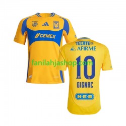 Tigres UANL Pelipaidat Gignac 10 Kotipelipaita 2024-2025 Lyhythihainen ,Miehet