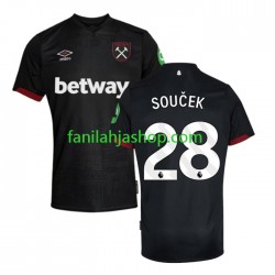 West Ham United Pelipaidat SOUCEK 28 Vieraspelipaita 2024-2025 Lyhythihainen ,Miehet