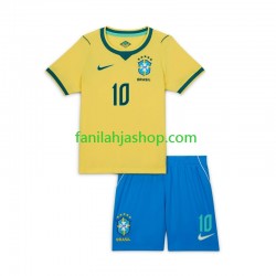 Brasilia Pelipaidat Vinicius Junior 10 World Cup Kotipelipaita 2026 Lyhythihainen ,Lapset