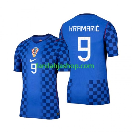 Kroatia Pelipaidat Andrej Kramaric 9 World Cup Vieraspelipaita 2026 Lyhythihainen ,Miehet